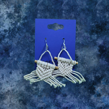 Load image into Gallery viewer, Mini Macrame Wall Hanging Earrings
